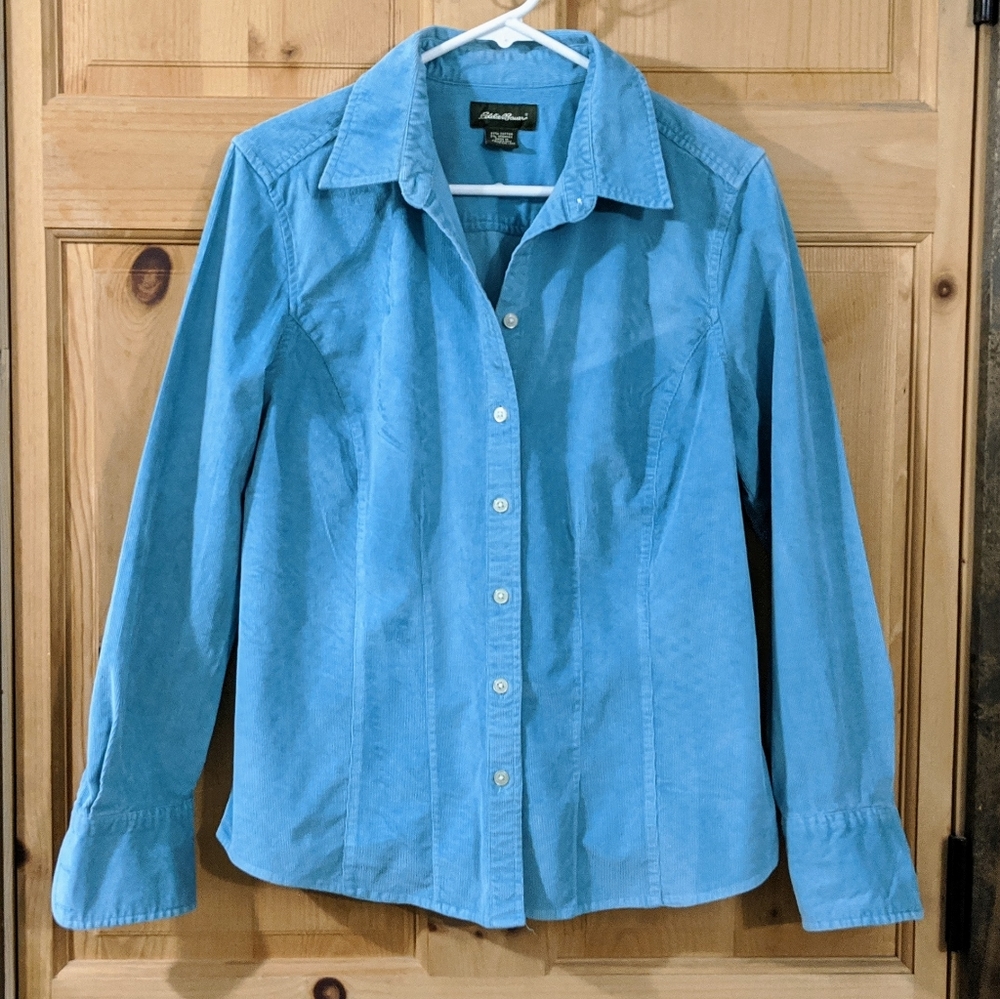 Eddie Bauer button down in corduroy